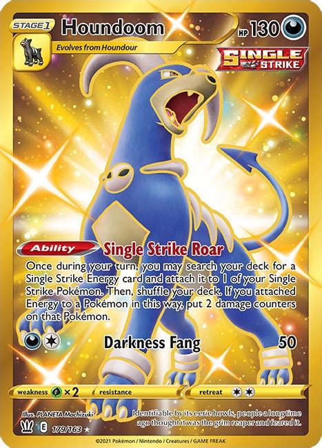 shiny houndoom|shiny houndoom card.